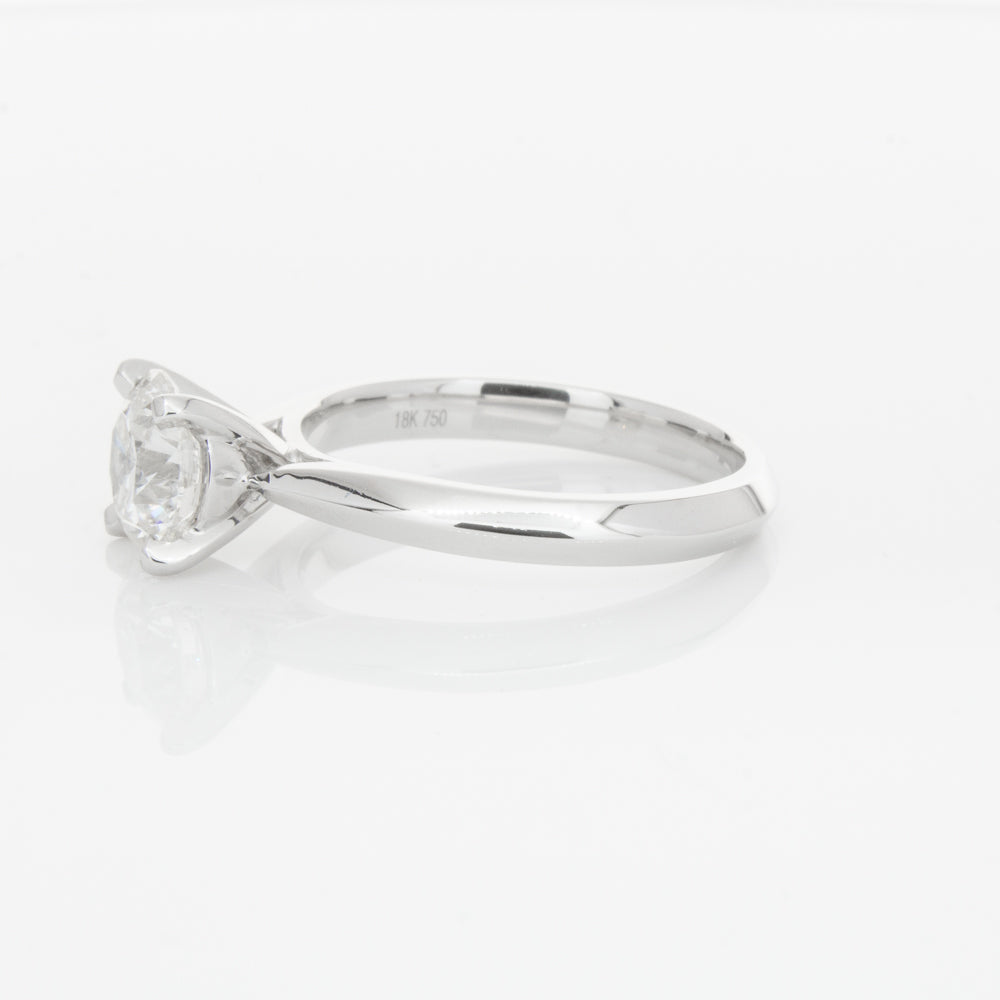 18ct White Gold 1.51ct Diamond Venetian Ring