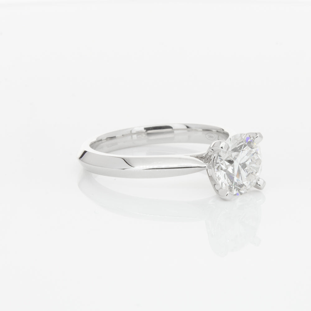 18ct White Gold 1.51ct Diamond Venetian Ring