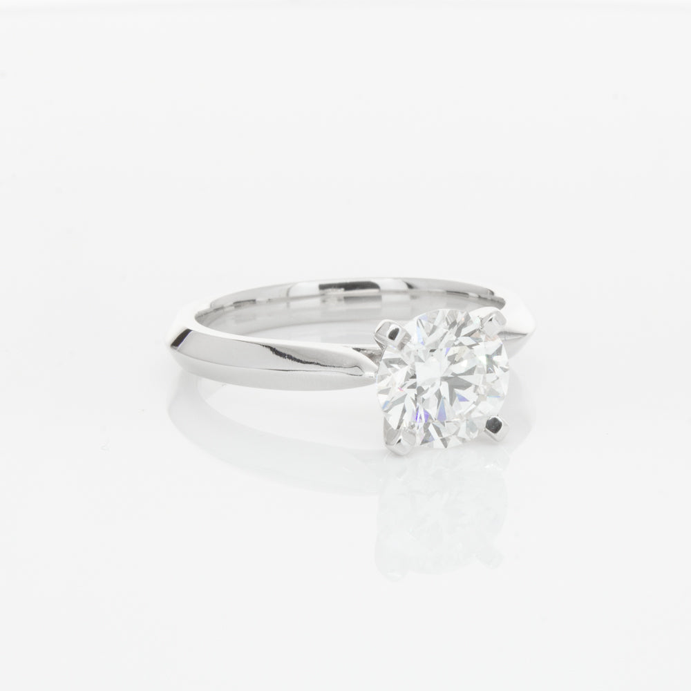 18ct White Gold 1.51ct Diamond Venetian Ring