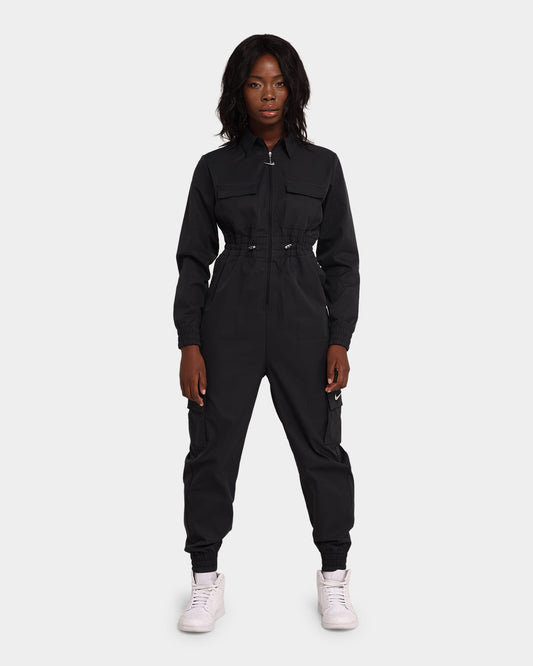 Women's Nike Sportswear Swoosh Utility Jumpsuit Black