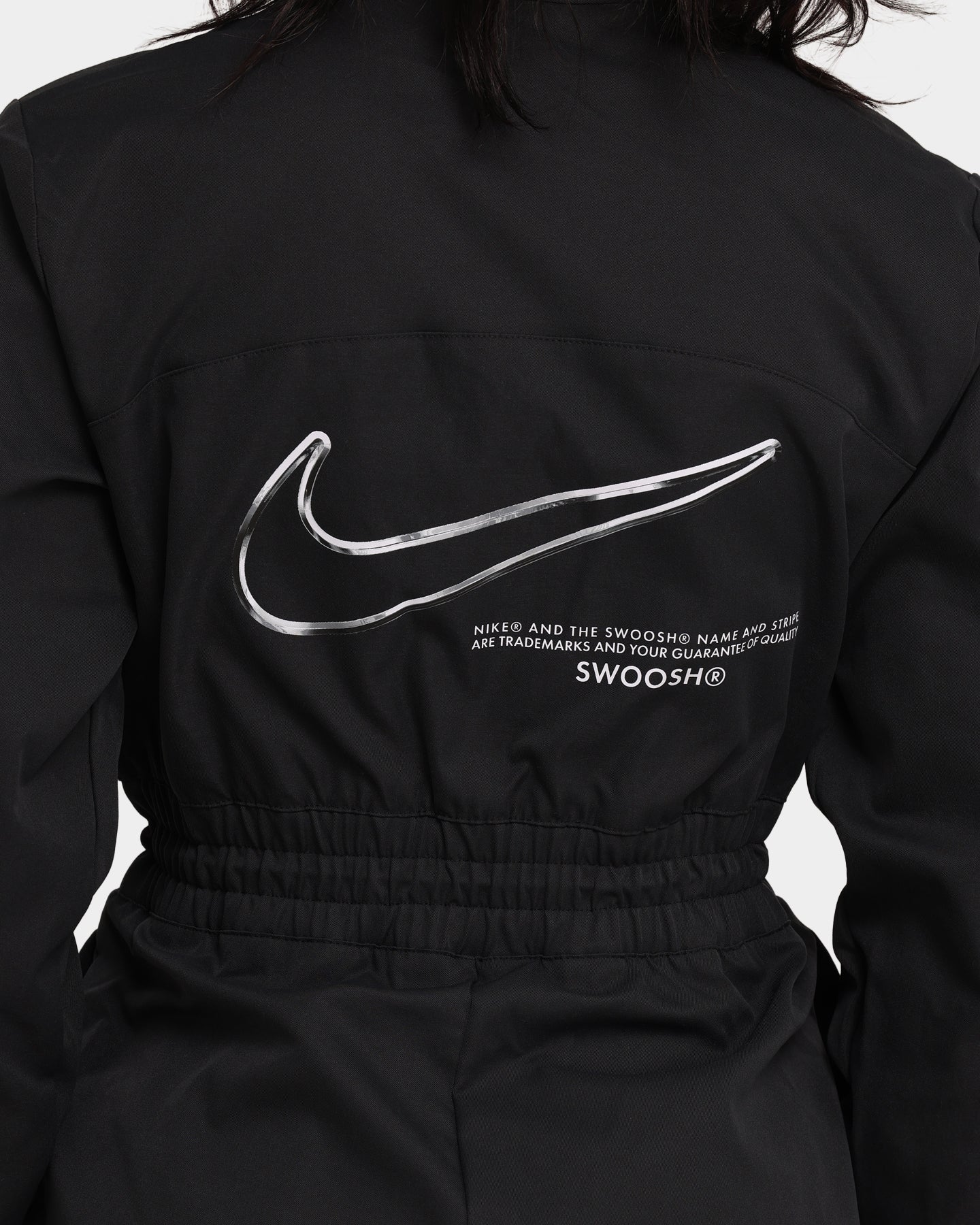 Women's Nike Sportswear Swoosh Utility Jumpsuit Black