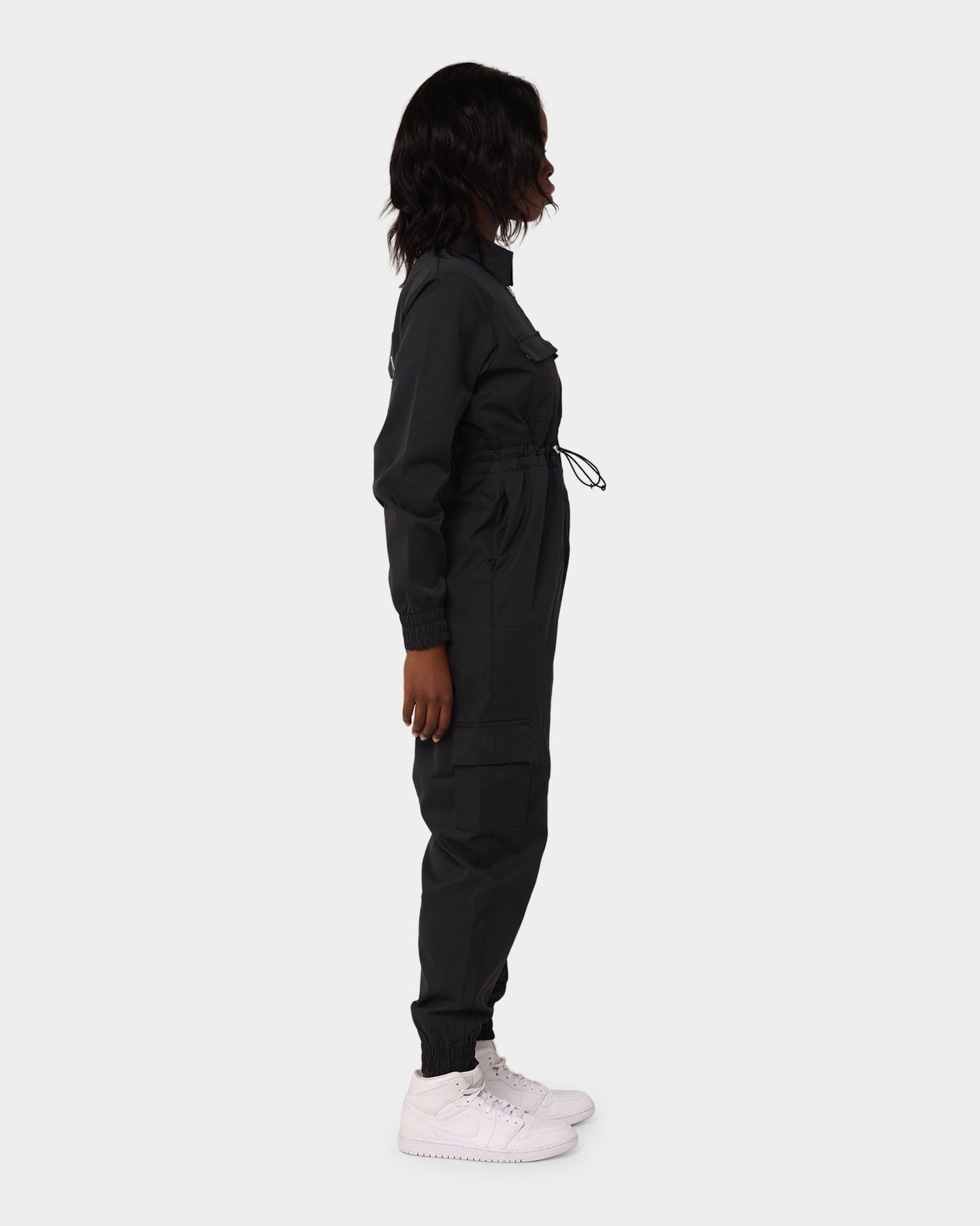 Women's Nike Sportswear Swoosh Utility Jumpsuit Black