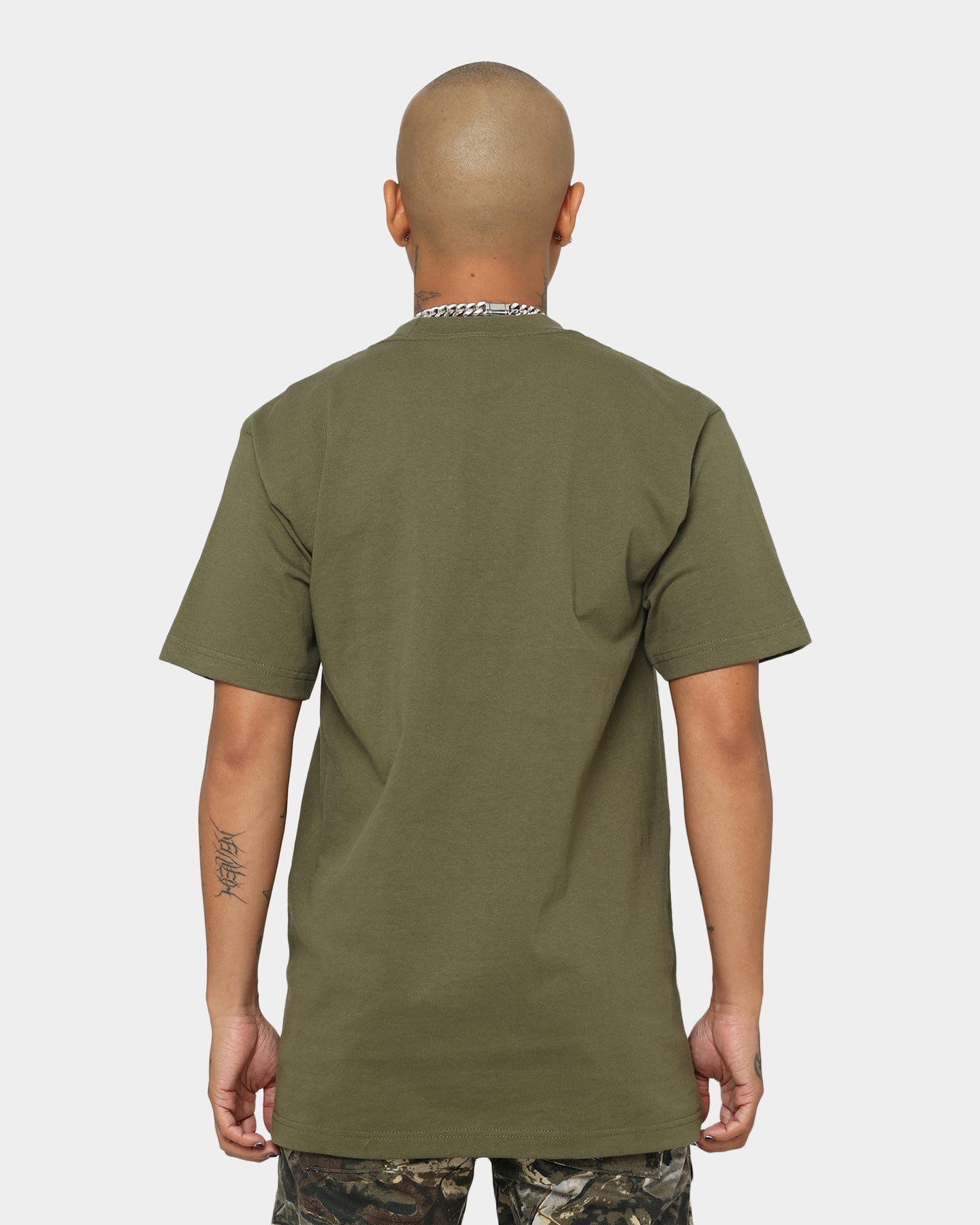 Shaka Wear Max Heavyweight Short Sleeve T-Shirt Olive