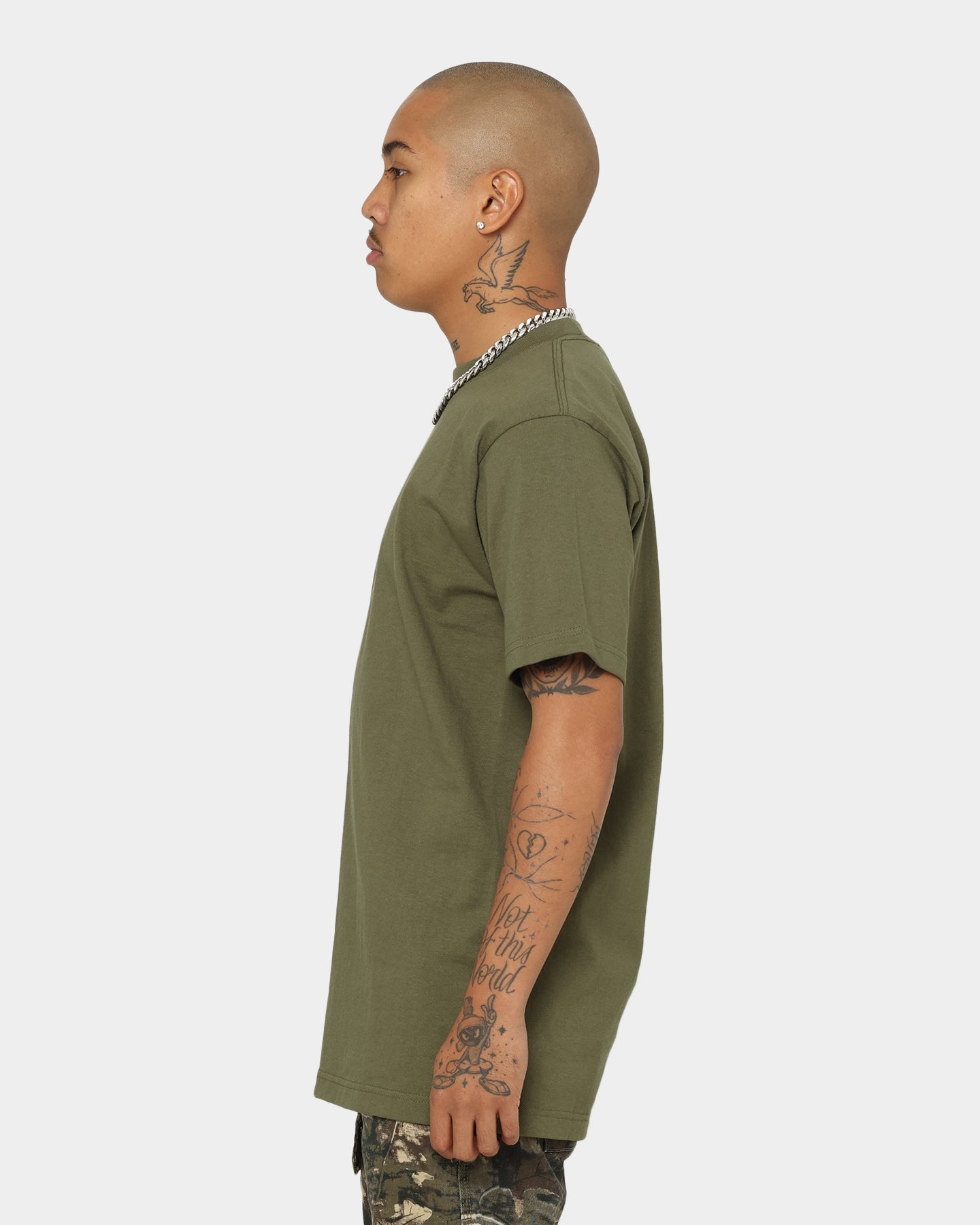 Shaka Wear Max Heavyweight Short Sleeve T-Shirt Olive