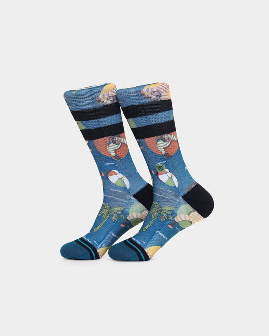 Stance Monkey Chillin' Sock Teal