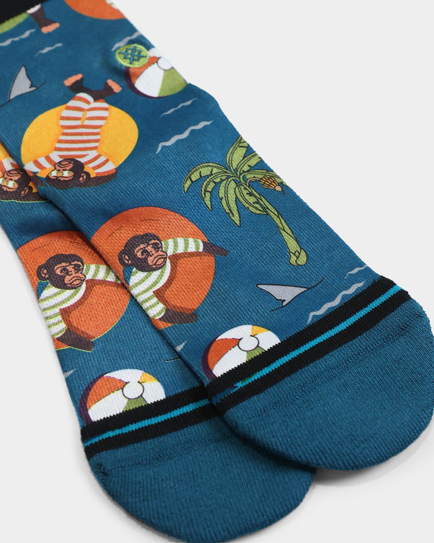 Stance Monkey Chillin' Sock Teal