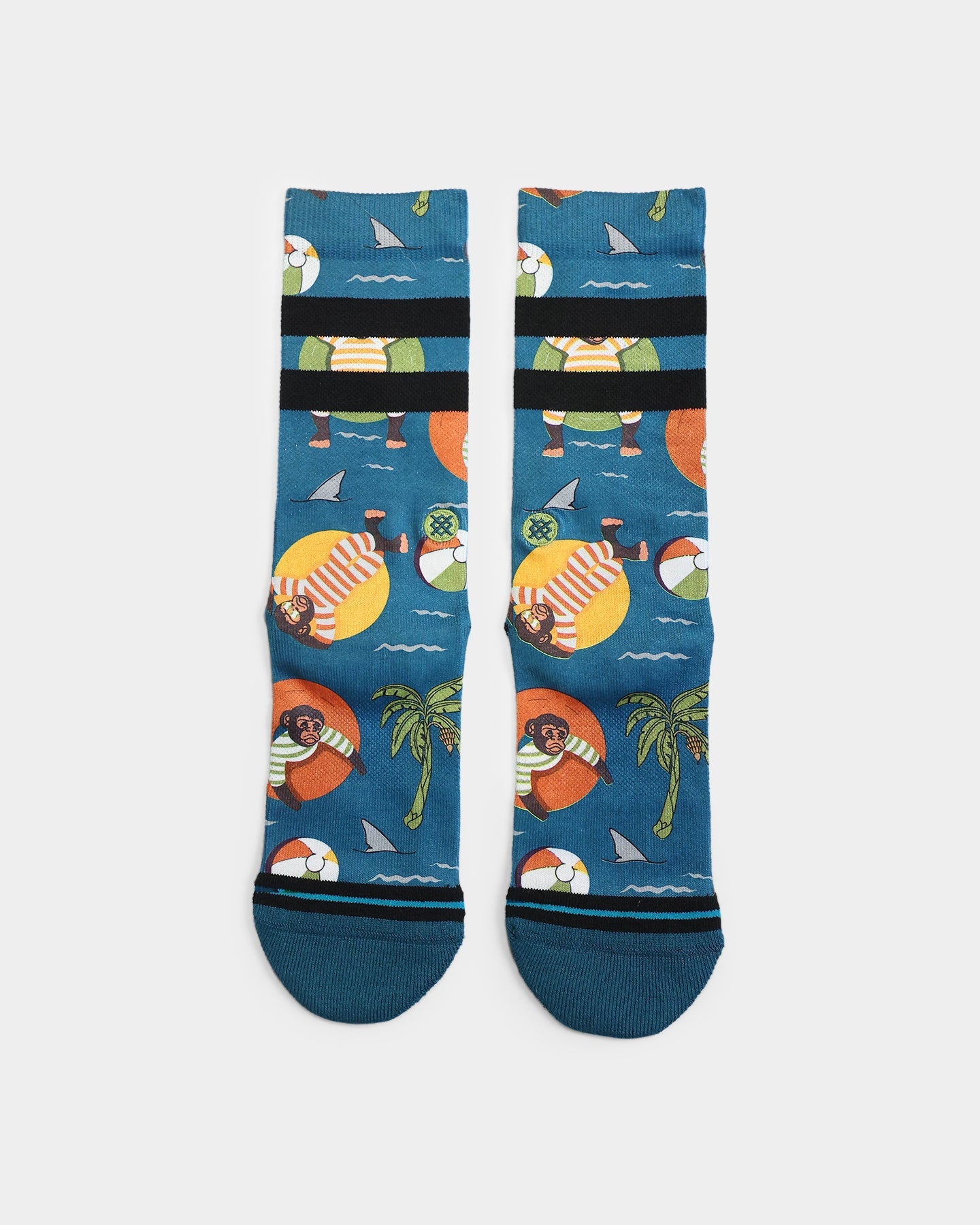 Stance Monkey Chillin' Sock Teal