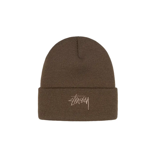 Stüssy Stock Cuff Beanie - Pale Brown