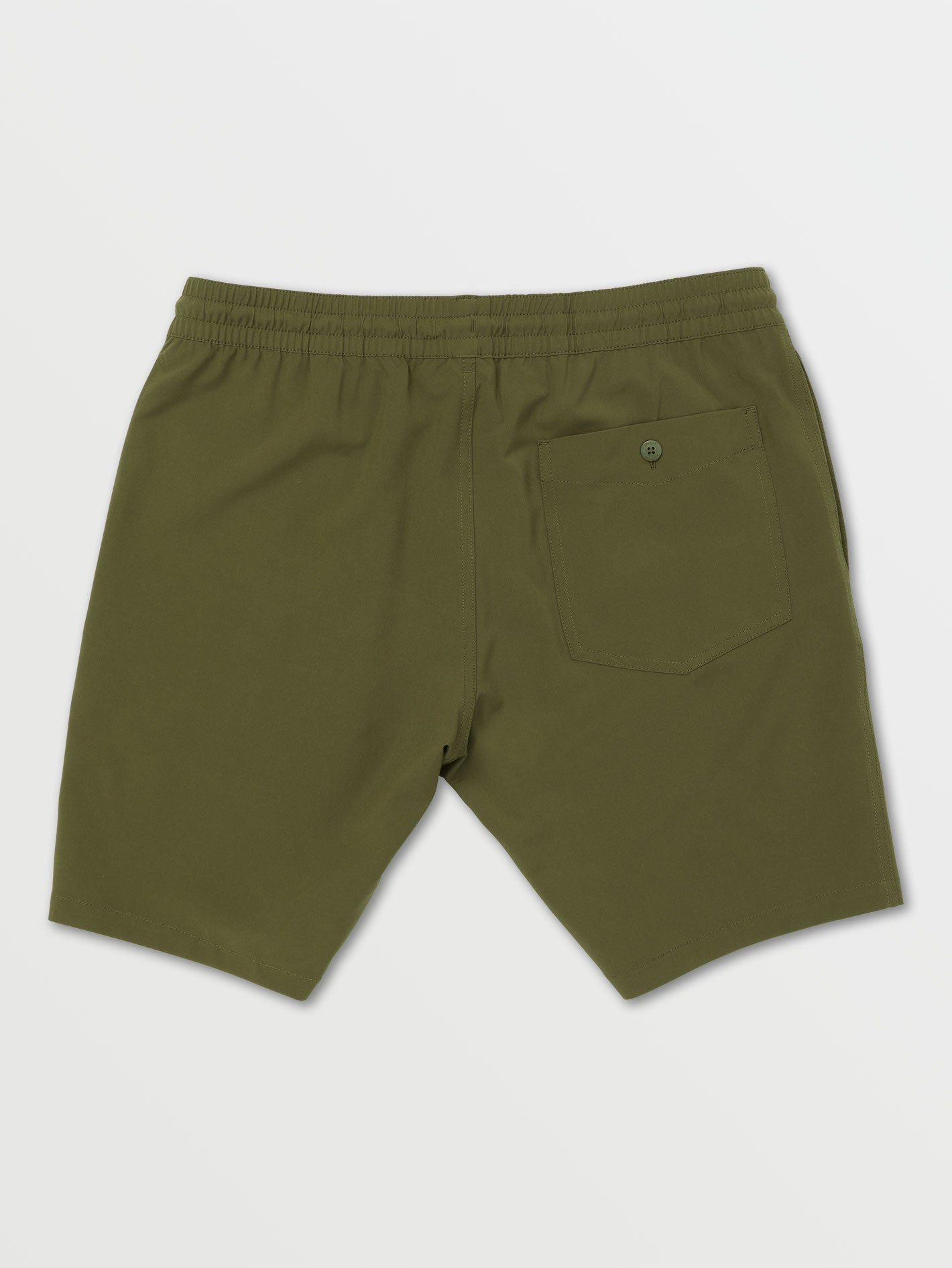 Stones Hybrid Elastic Waist Shorts - Military