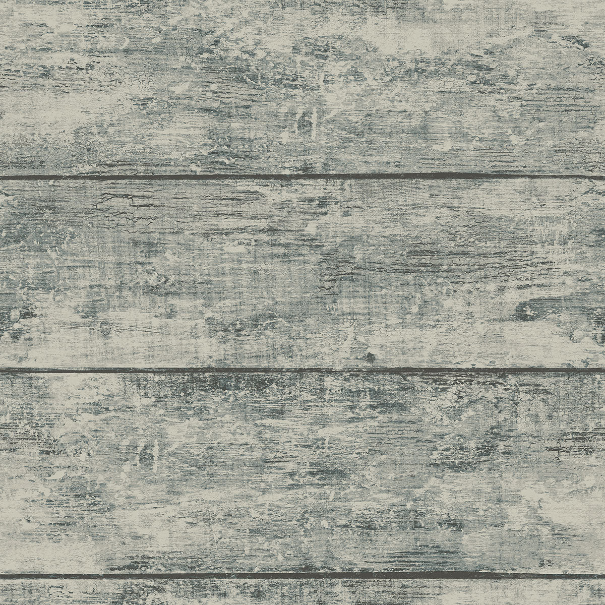 Sample Cabin Teal Wood Planks Wallpaper from the Thoreau Collection