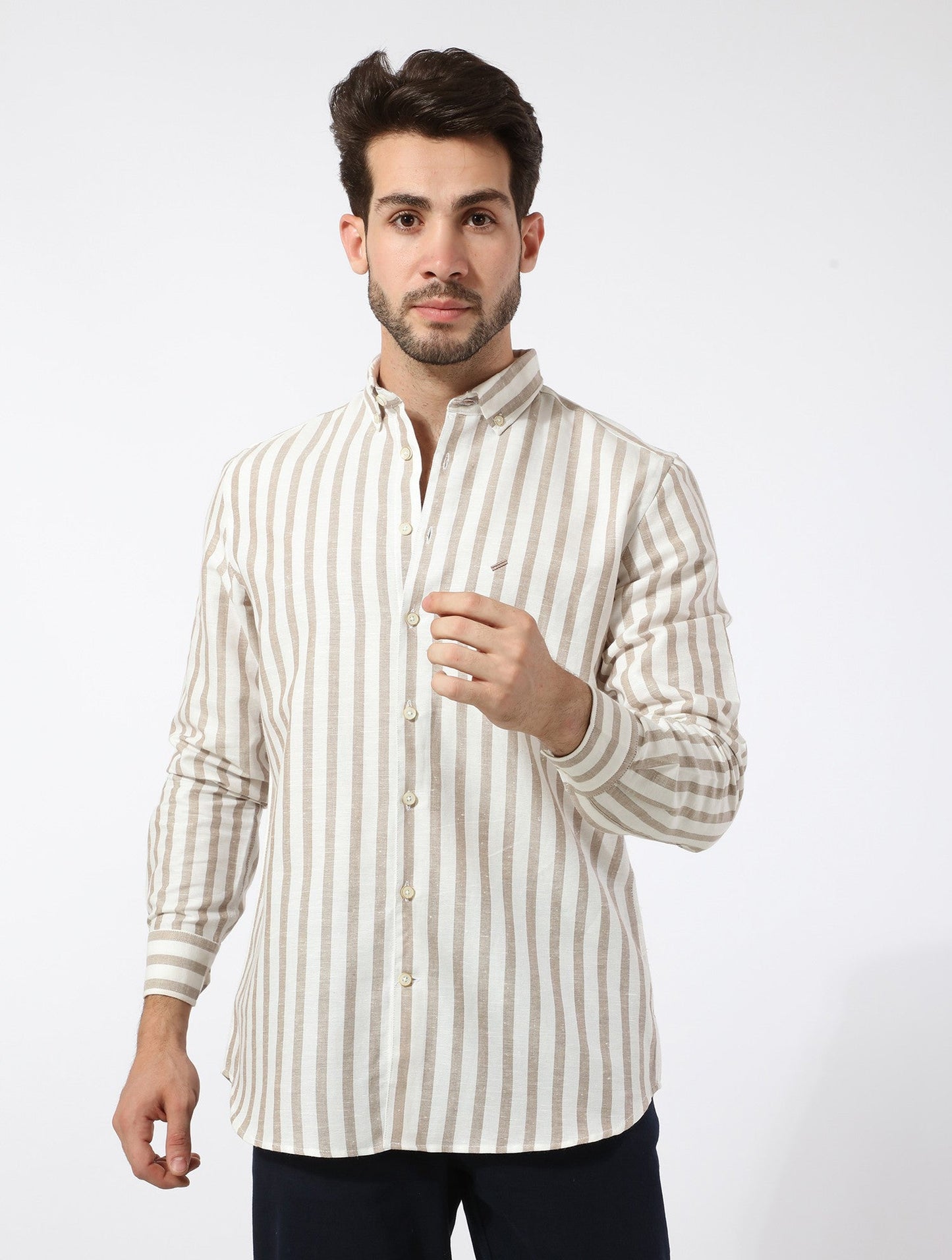 Shirt - Long Sleeves - Striped