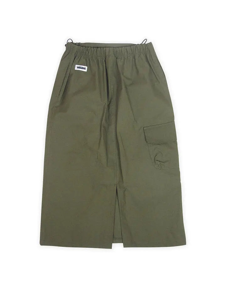 Wawwa Cargo Skirt Khaki