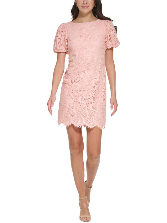 Womens Lace Short Sheath Dress