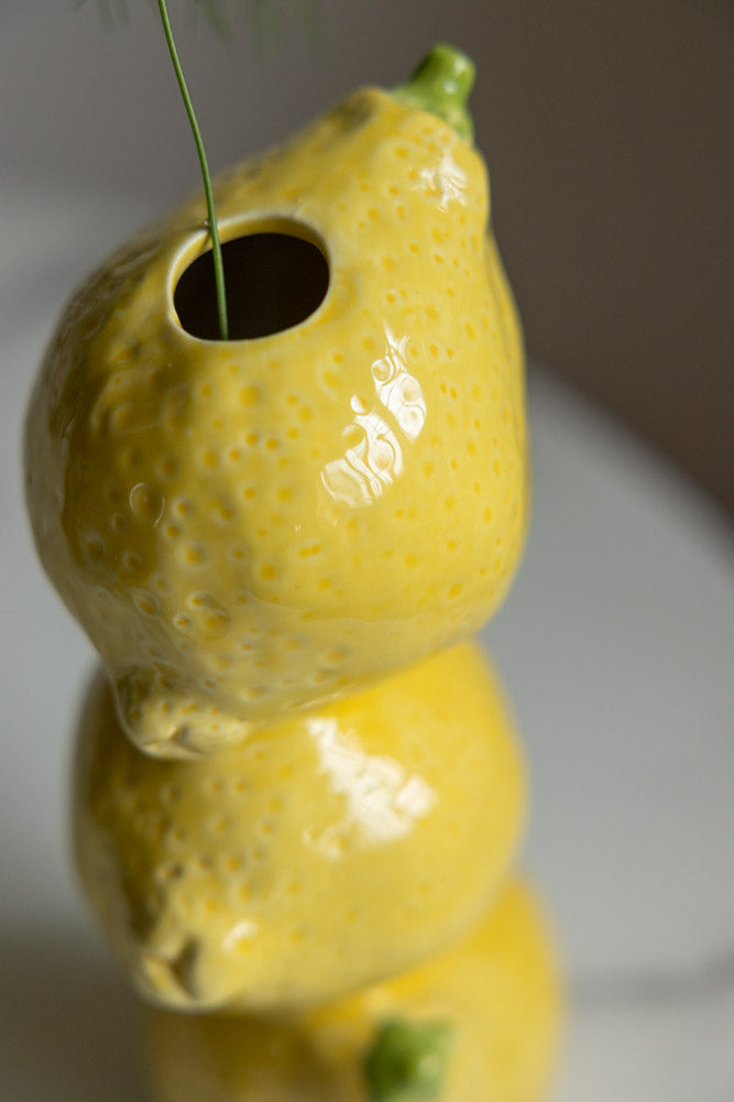 Trio Of Lemons Vase