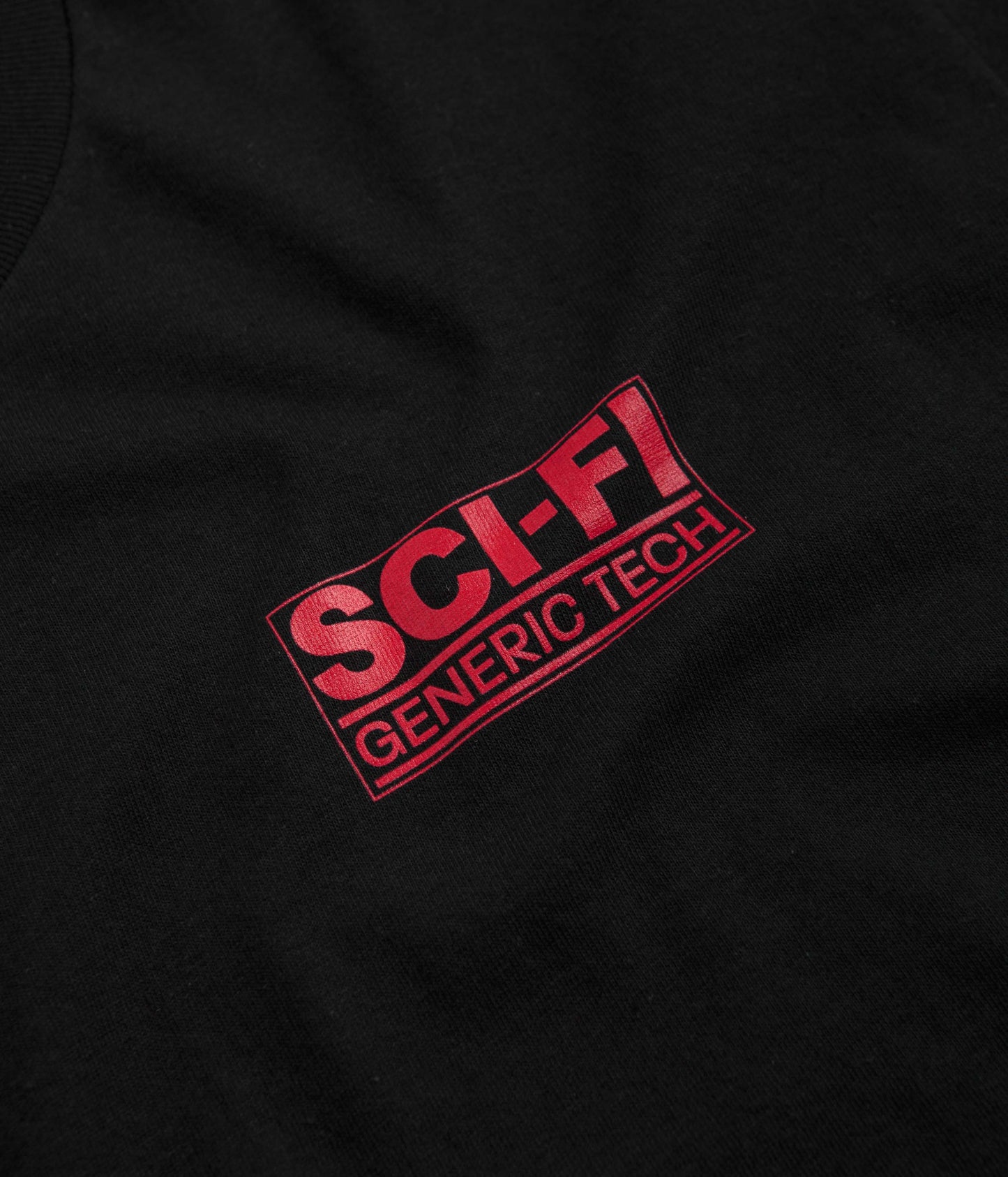 Sci-Fi Fantasy Generic Tech T-Shirt - Black