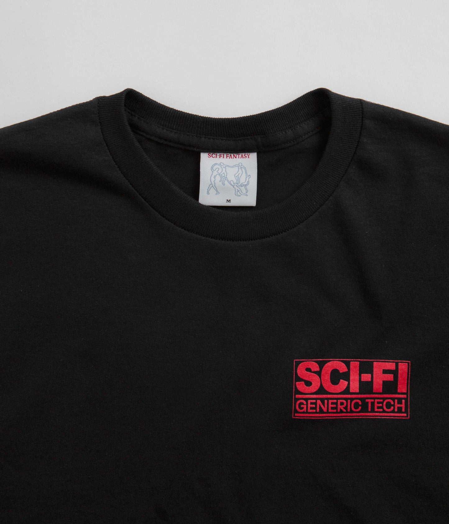 Sci-Fi Fantasy Generic Tech T-Shirt - Black